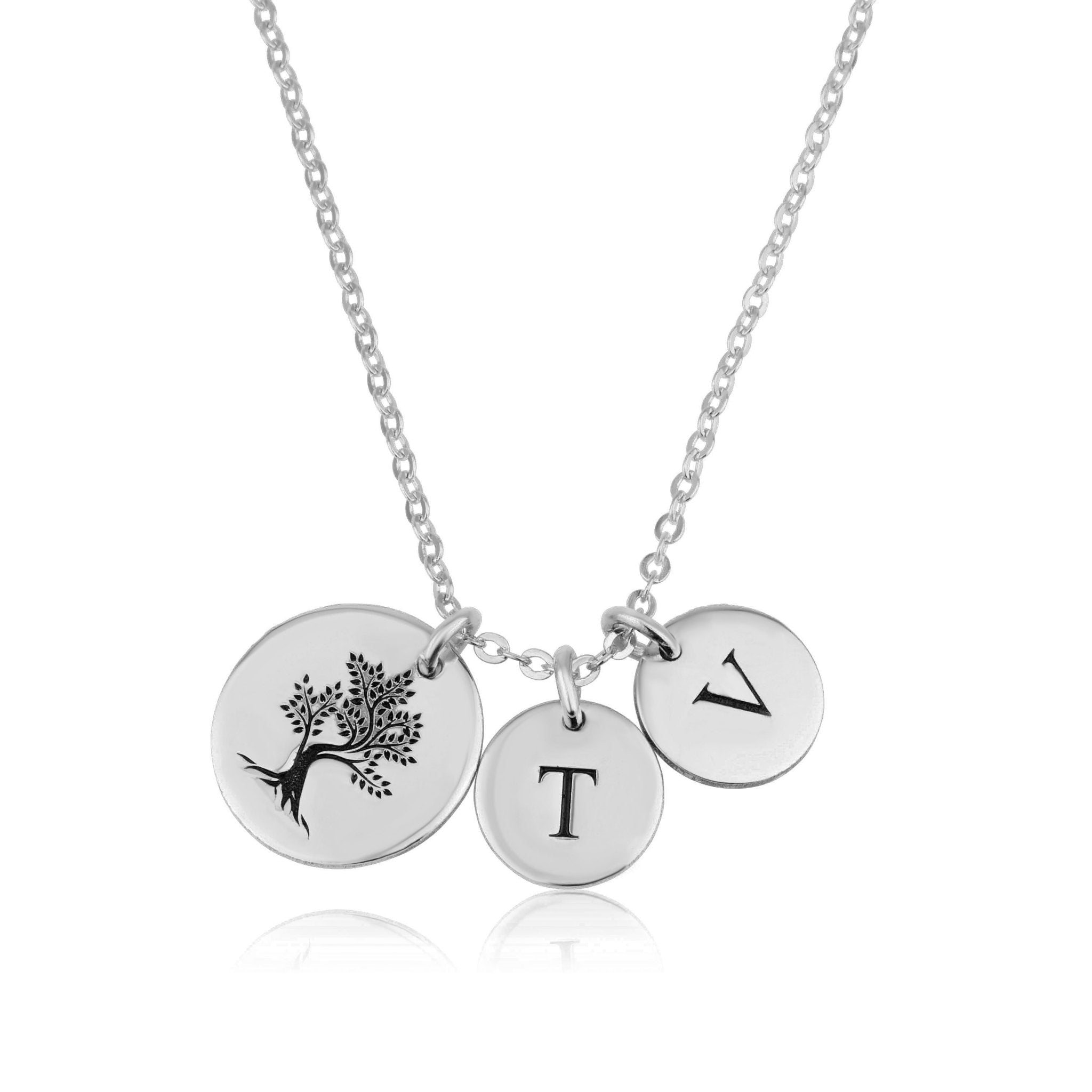 Mother Gift Necklace with Initial La Vie Bien Mother Gift Necklace with Initial