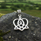 Mother's Knot Celtic Necklace in Sterling Silver Pendant La Vie Bien Mother's Knot Celtic Necklace in Sterling Silver