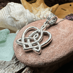 Mother's Knot Celtic Necklace in Sterling Silver Pendant La Vie Bien Mother's Knot Celtic Necklace in Sterling Silver