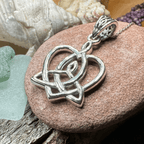 Mother's Knot Celtic Necklace in Sterling Silver Pendant La Vie Bien Mother's Knot Celtic Necklace in Sterling Silver