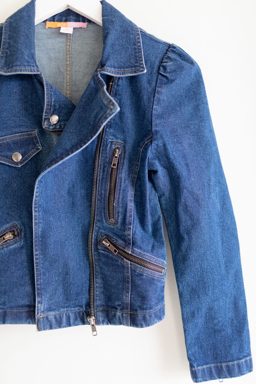 Moto Jacket - Dark Denim