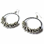 Mountain Brass Bead Earrings - Thailand Jewelry La Vie Bien Mountain Brass Bead Earrings - Thailand