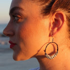 Mountain Brass Bead Earrings - Thailand Jewelry La Vie Bien Mountain Brass Bead Earrings - Thailand