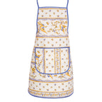Moustiers Blue & Cream Kitchen Apron by Tissus Toselli by I Dream of France