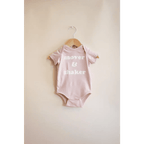 Mover & Shaker Organic Cotton Baby Bodysuit by Polished Prints