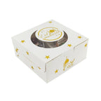 MR016 Ramadan Cupcake Packing Box,Muffin Box 4 holes