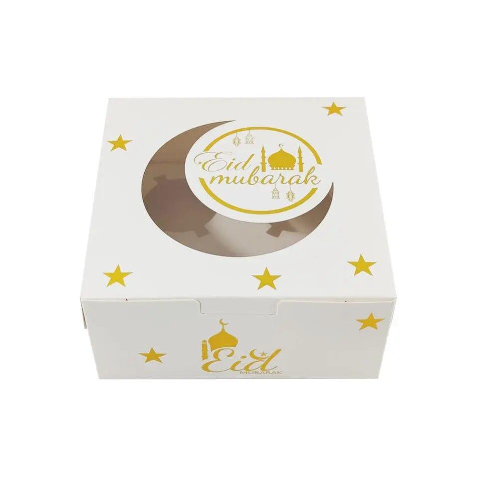 MR016 Ramadan Cupcake Packing Box,Muffin Box 4 holes La Vie Bien MR016 Ramadan Cupcake Packing Box,Muffin Box 4 holes