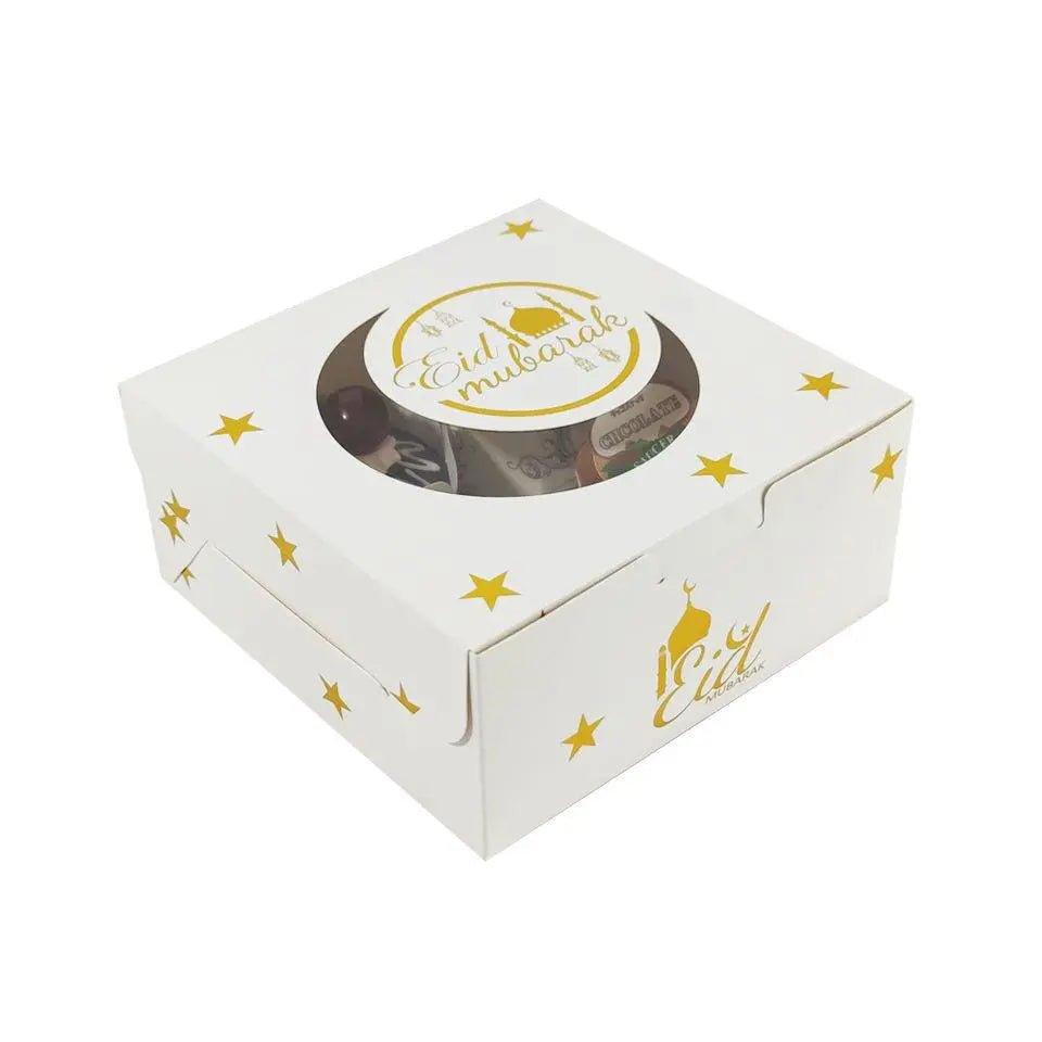 MR016 Ramadan Cupcake Packing Box,Muffin Box 4 holes La Vie Bien MR016 Ramadan Cupcake Packing Box,Muffin Box 4 holes