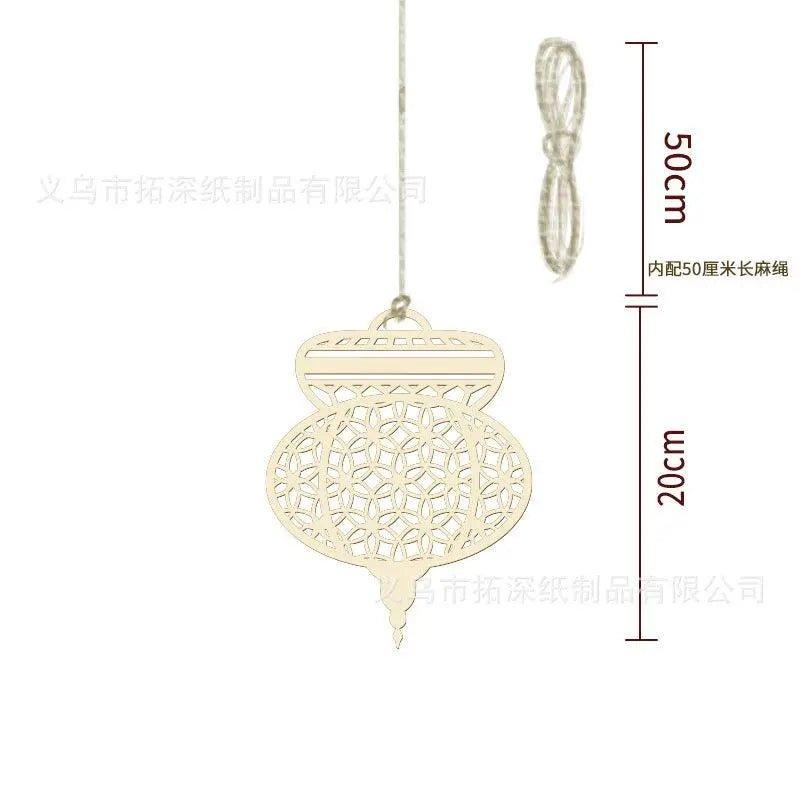 MR020 Wooden Ramadan & Eid Mubarak Decoration La Vie Bien MR020 Wooden Ramadan & Eid Mubarak Decoration