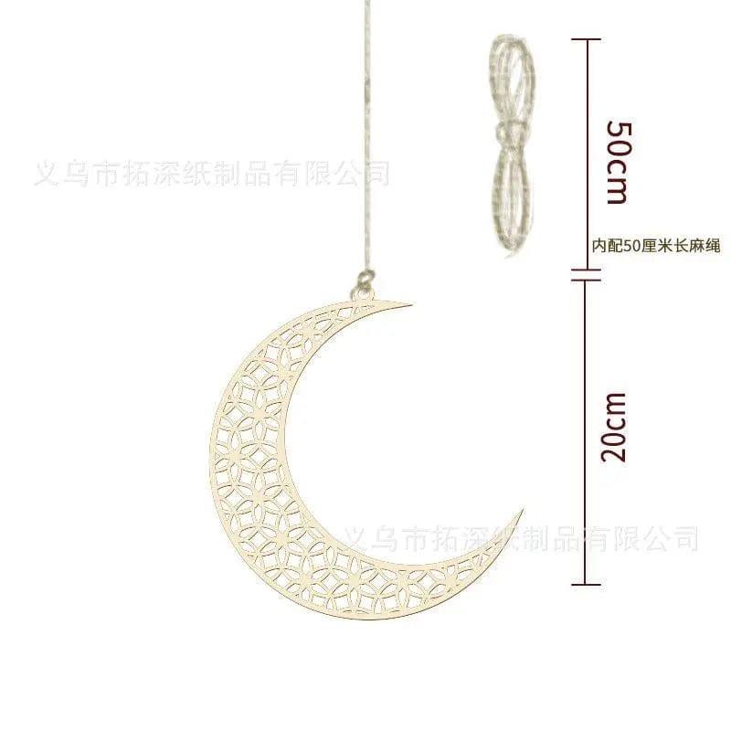 MR020 Wooden Ramadan & Eid Mubarak Decoration La Vie Bien MR020 Wooden Ramadan & Eid Mubarak Decoration