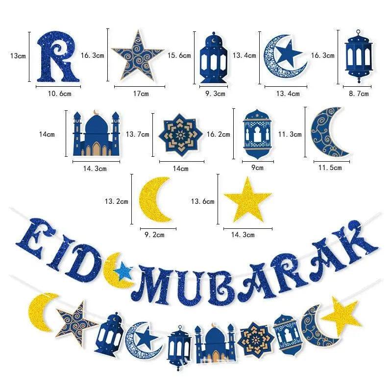 MR021 EID MUBARAK Flash Party Banner La Vie Bien MR021 EID MUBARAK Flash Party Banner