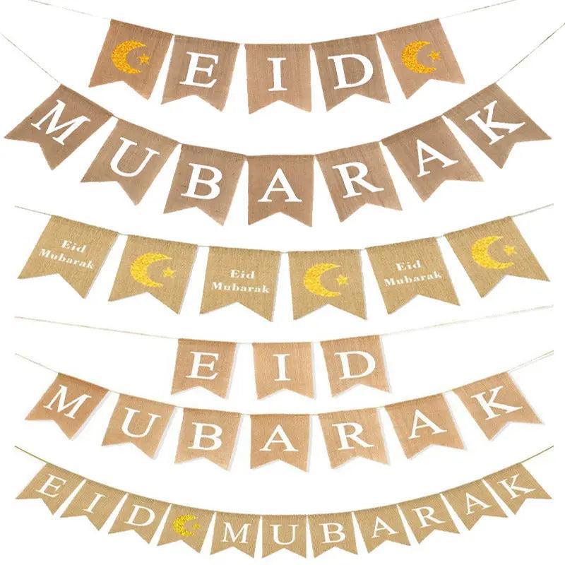 MR026 EID MUBARAK Party Decorative Banner La Vie Bien MR026 EID MUBARAK Party Decorative Banner