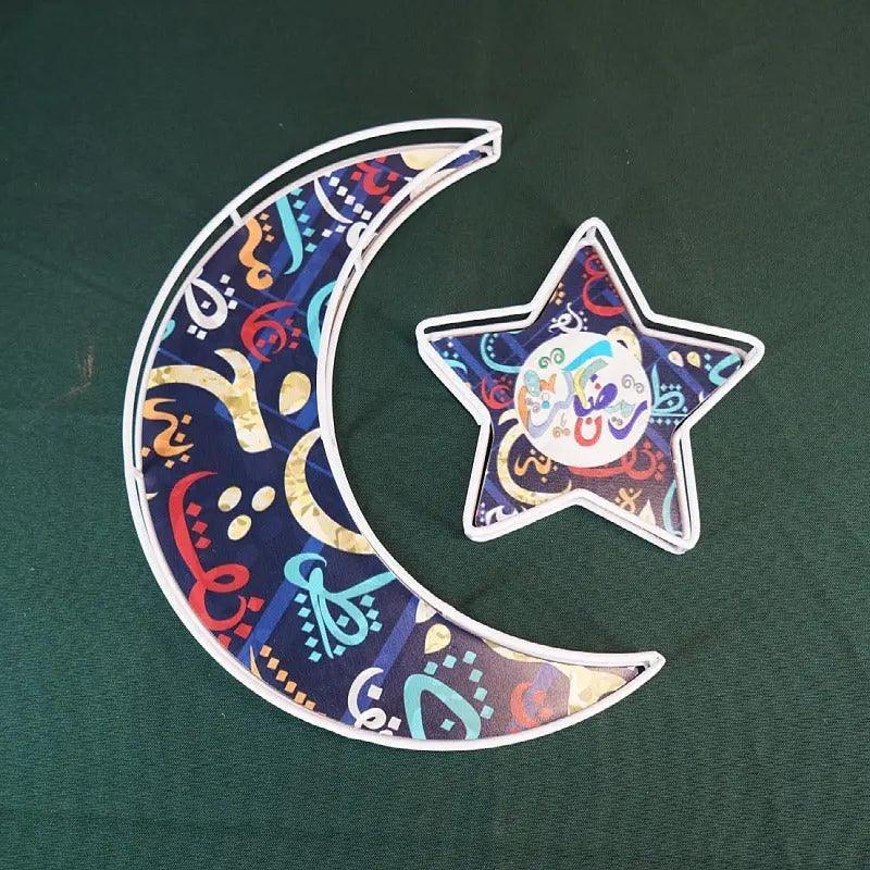 MR029 Ramadan Tray, Iron Festive Moon Tray La Vie Bien MR029 Ramadan Tray, Iron Festive Moon Tray