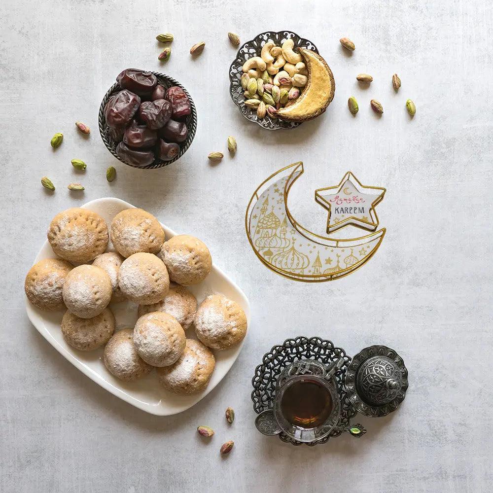 MR029 Ramadan Tray, Iron Festive Moon Tray La Vie Bien MR029 Ramadan Tray, Iron Festive Moon Tray