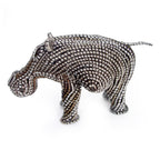 Recycled Metal Shaving Hippo