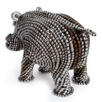 Recycled Metal Shaving Hippo