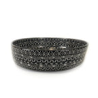 Mud Cloth Black Bowl - 12" La Vie Bien Mud Cloth Black Bowl - 12"