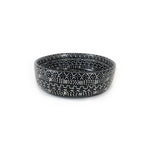 Mud Cloth Black Bowl - 8" La Vie Bien Mud Cloth Black Bowl - 8"