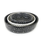 Mud Cloth Natural Bowl - 10" La Vie Bien Mud Cloth Natural Bowl - 10"