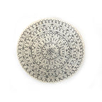 Mud Cloth Natural Platter - 10" La Vie Bien Mud Cloth Natural Platter - 10"