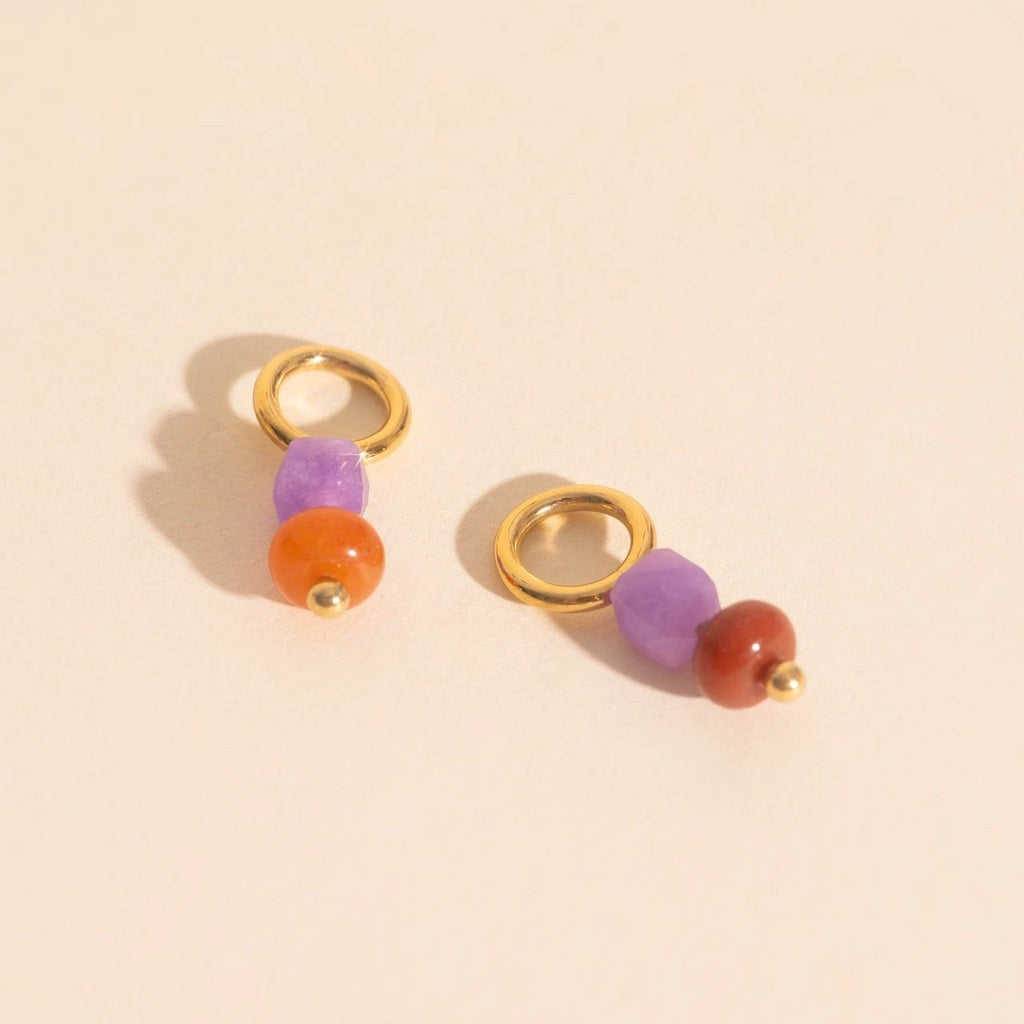 Mulberry Huggie Hoop Charms by Oh Clementine