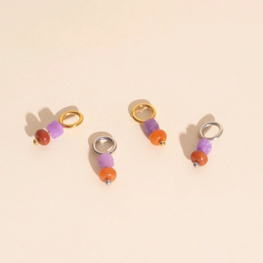Mulberry Huggie Hoop Charms by Oh Clementine
