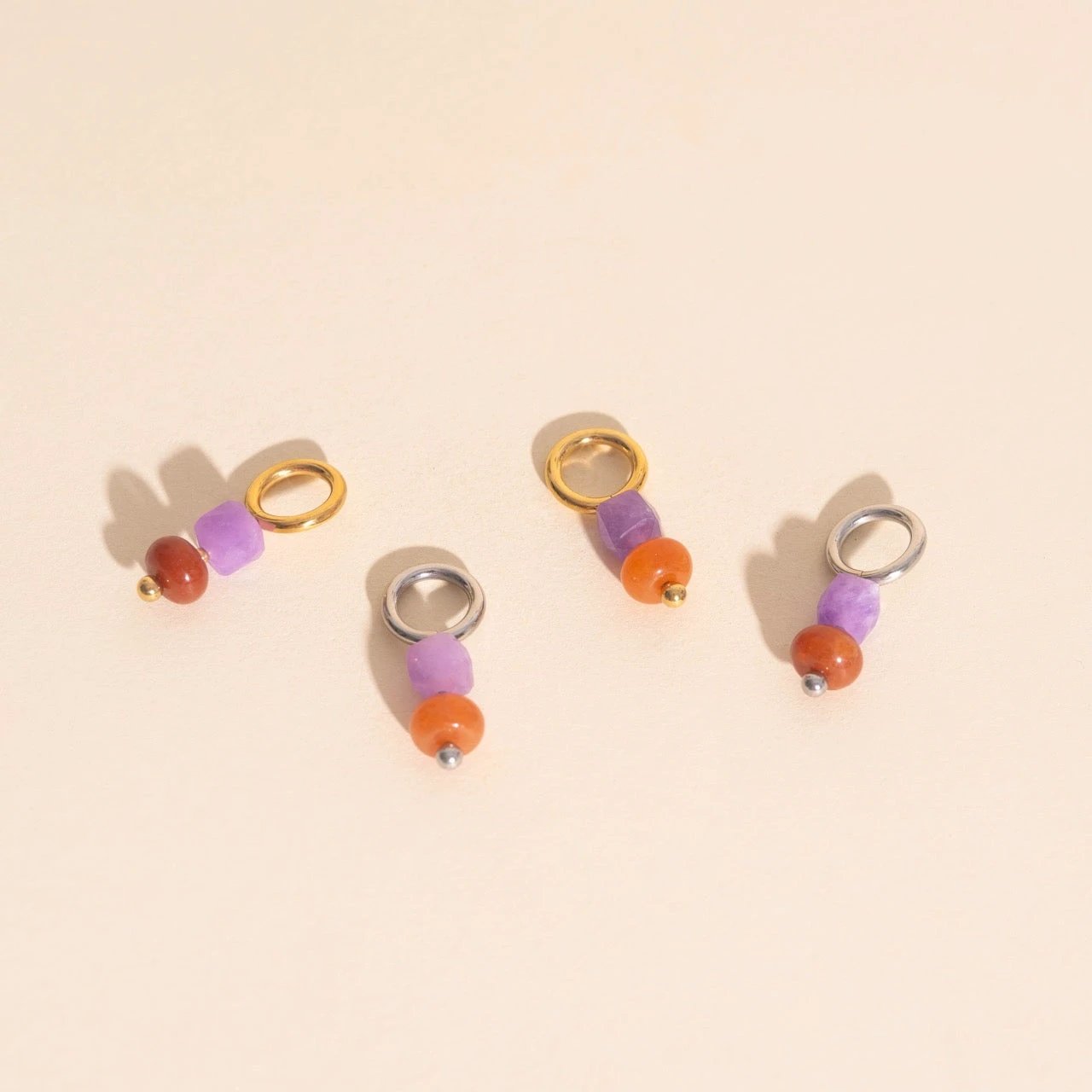 Mulberry Huggie Hoop Charms by Oh Clementine