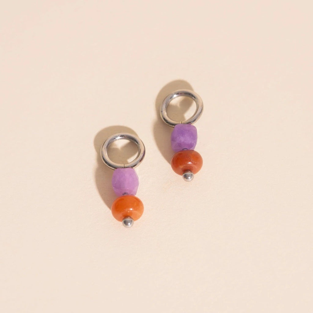 Mulberry Huggie Hoop Charms by Oh Clementine