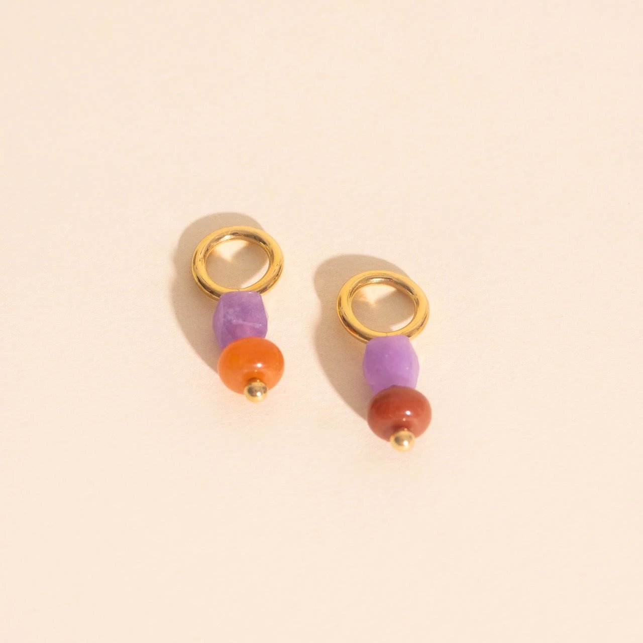 Mulberry Huggie Hoop Charms by Oh Clementine