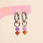 Mulberry Huggie Hoop Charms by Oh Clementine