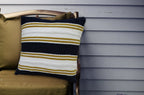 Multi Color 18"x18" Indoor Outdoor Pillow with Braid for sofa Home Furnishings La Vie Bien Multi Color 18"x18" Indoor Outdoor Pillow with Braid for sofa