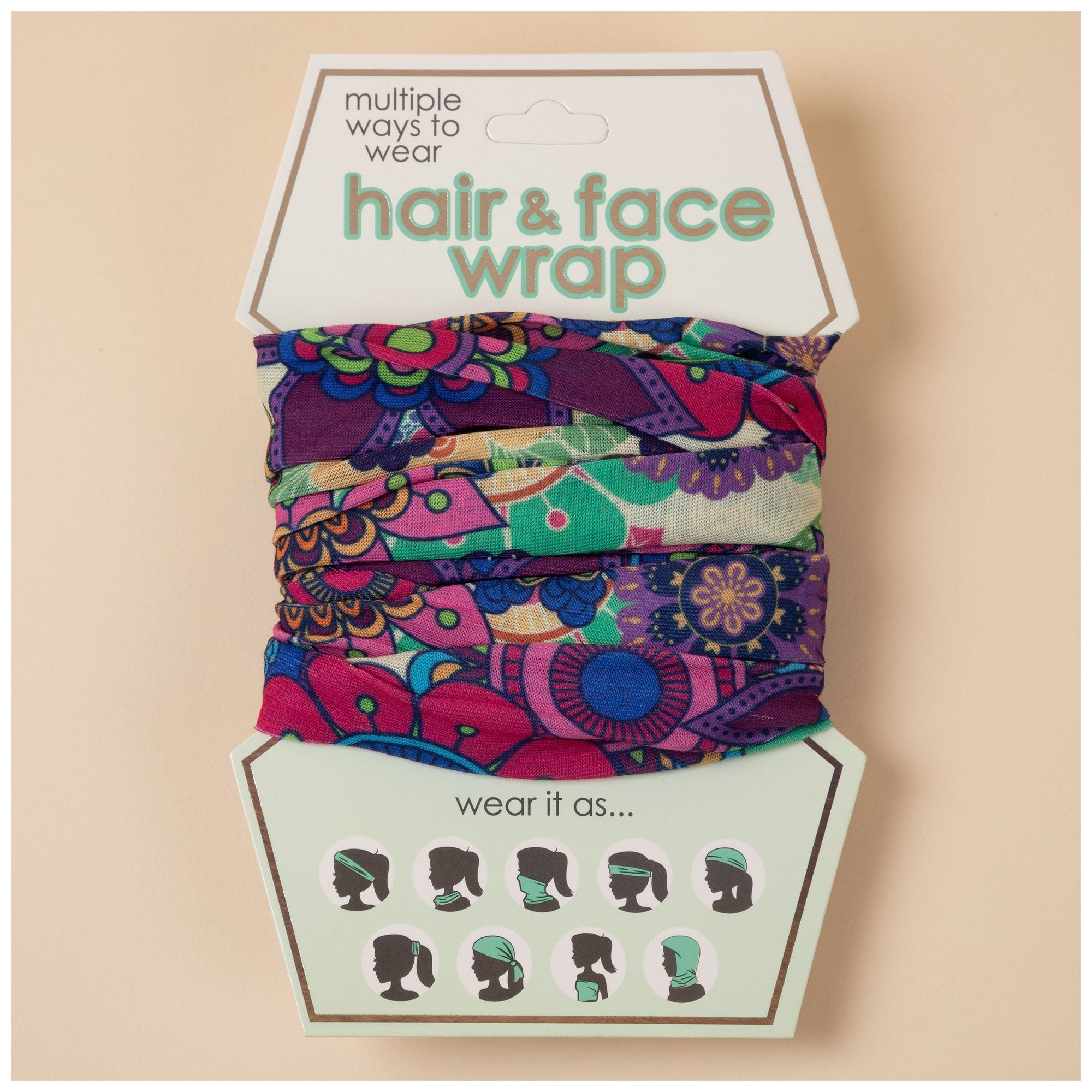 Multi-Colored Hair Wrap Bath & Body & Self Care La Vie Bien Multi-Colored Hair Wrap