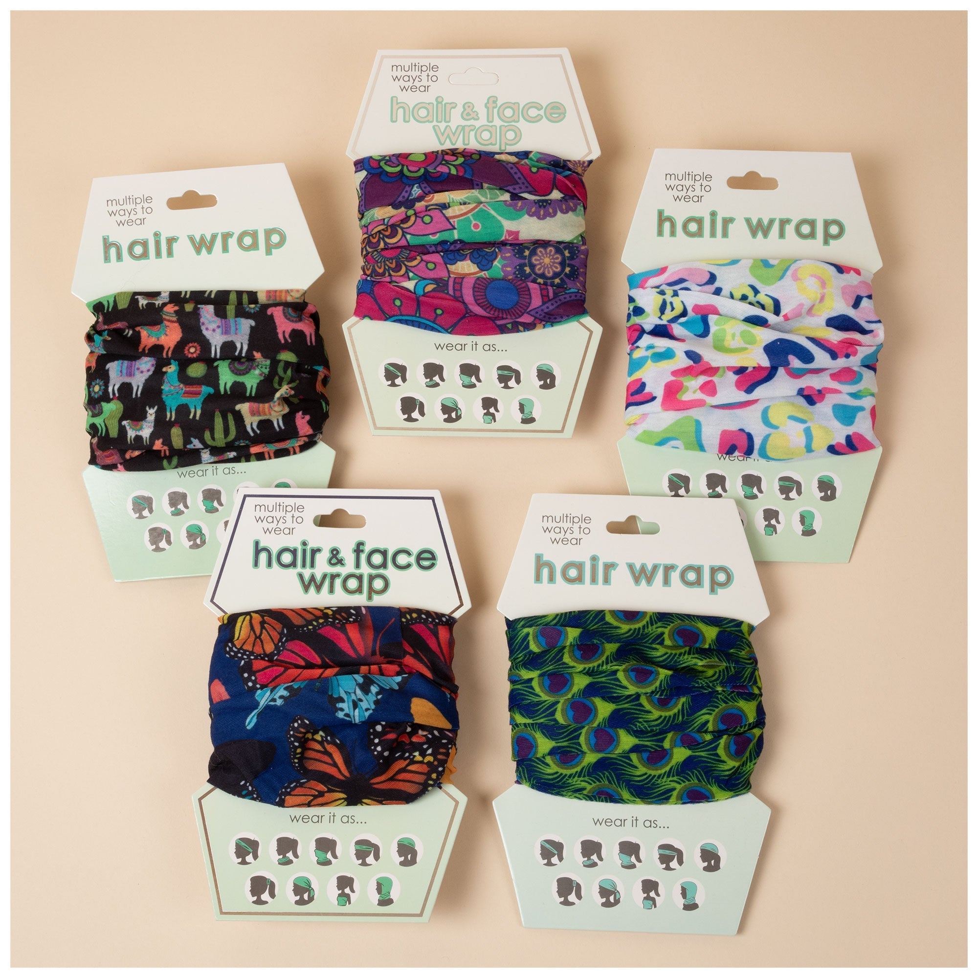 Multi-Colored Hair Wrap Bath & Body & Self Care La Vie Bien Multi-Colored Hair Wrap