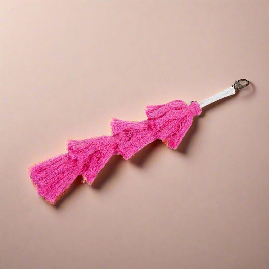Multi - Tassel Elegant Long Bag Charm | Key Chain | Zipper Pull - Thailand Accessories La Vie Bien Multi - Tassel Elegant Long Bag Charm | Key Chain | Zipper Pull - Thailand