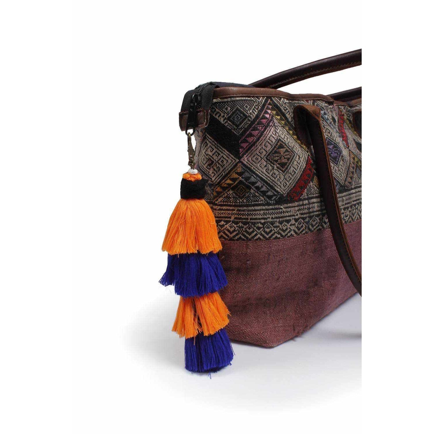 Multi - Tassel Elegant Long Bag Charm | Key Chain | Zipper Pull - Thailand Accessories La Vie Bien Multi - Tassel Elegant Long Bag Charm | Key Chain | Zipper Pull - Thailand