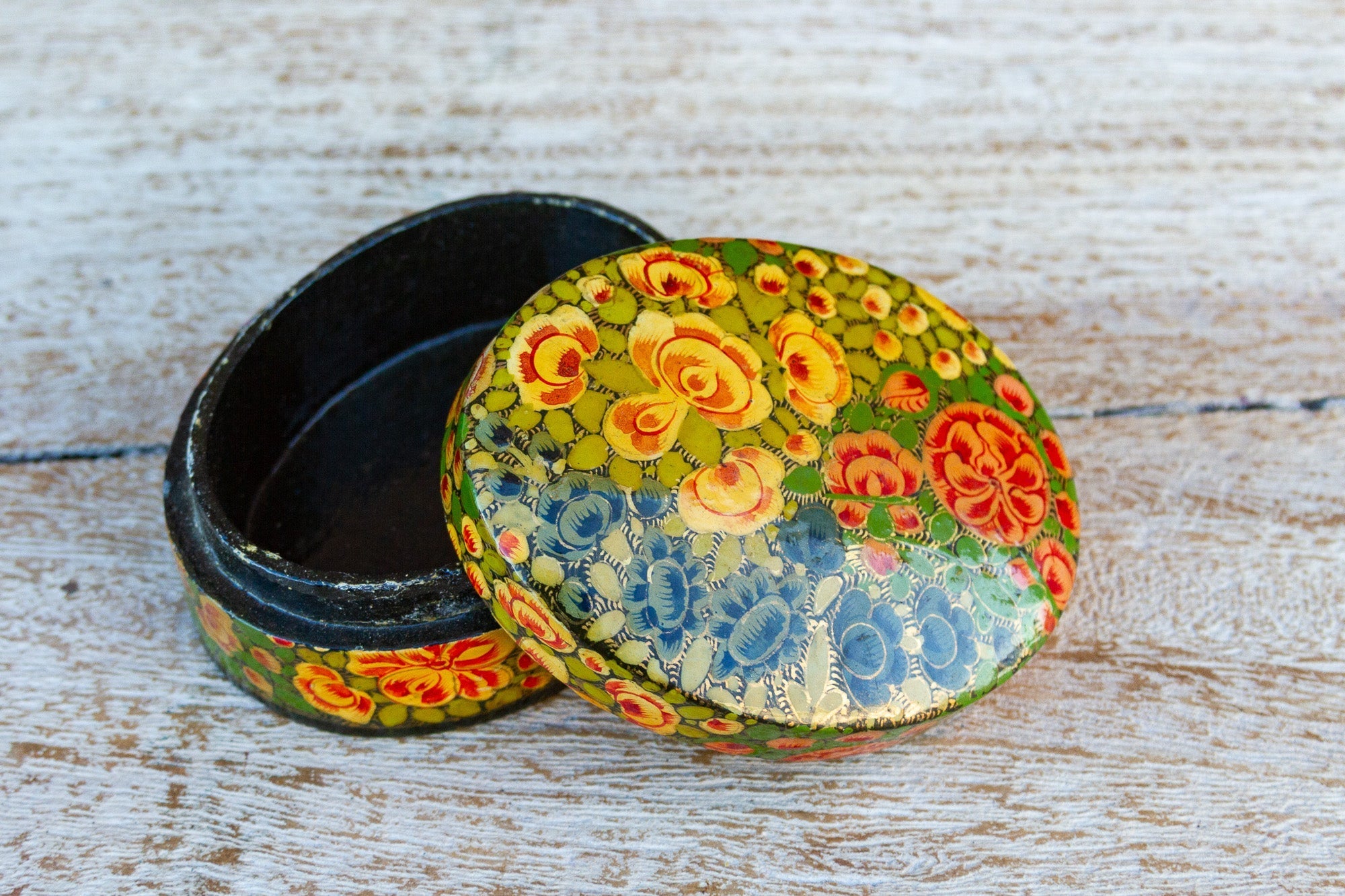 Multicolor Floral Kashmiri Tikka Box Accents La Vie Bien Multicolor Floral Kashmiri Tikka Box