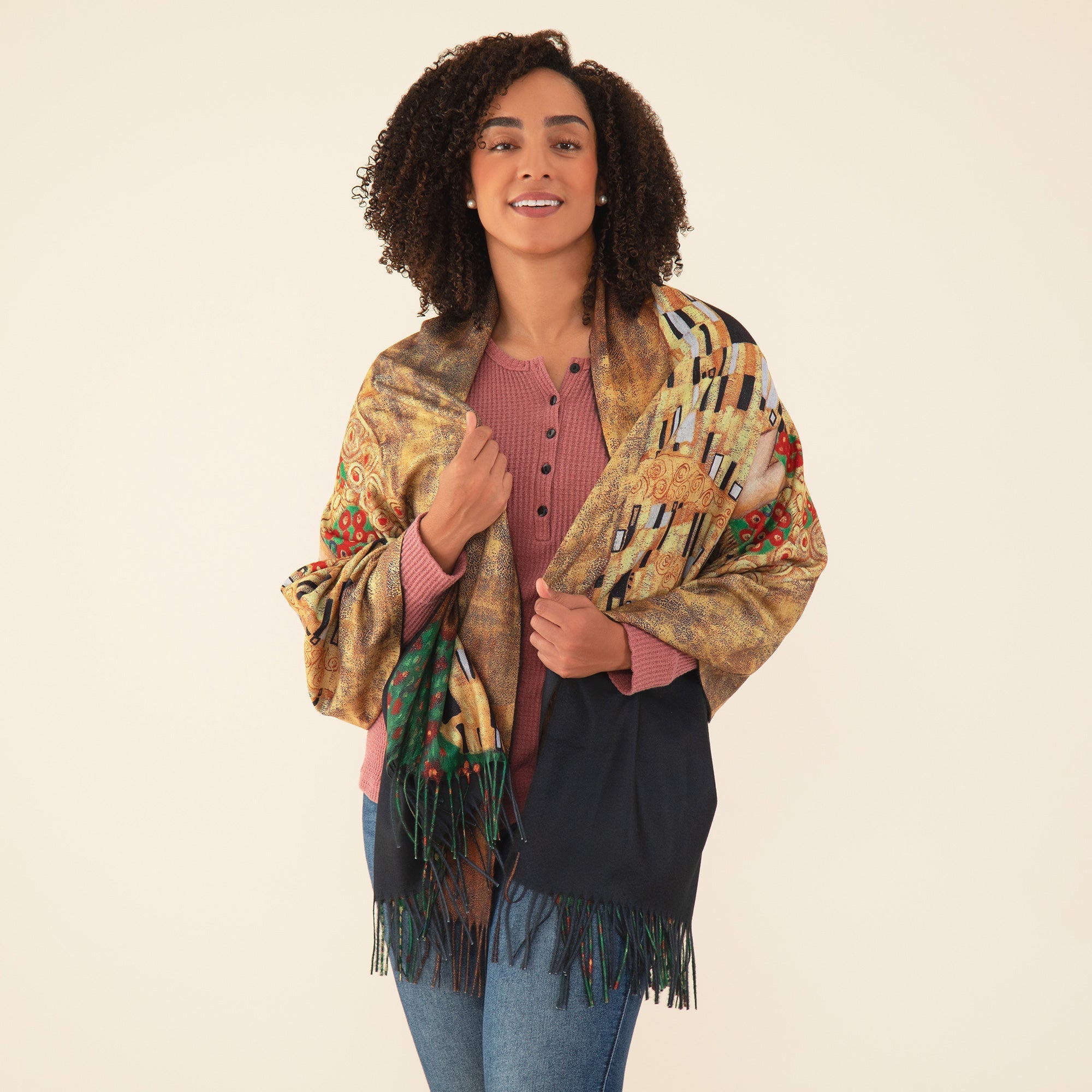 Museum Collection Artistic Print Scarf Scarves & Bandanas La Vie Bien Museum Collection Artistic Print Scarf