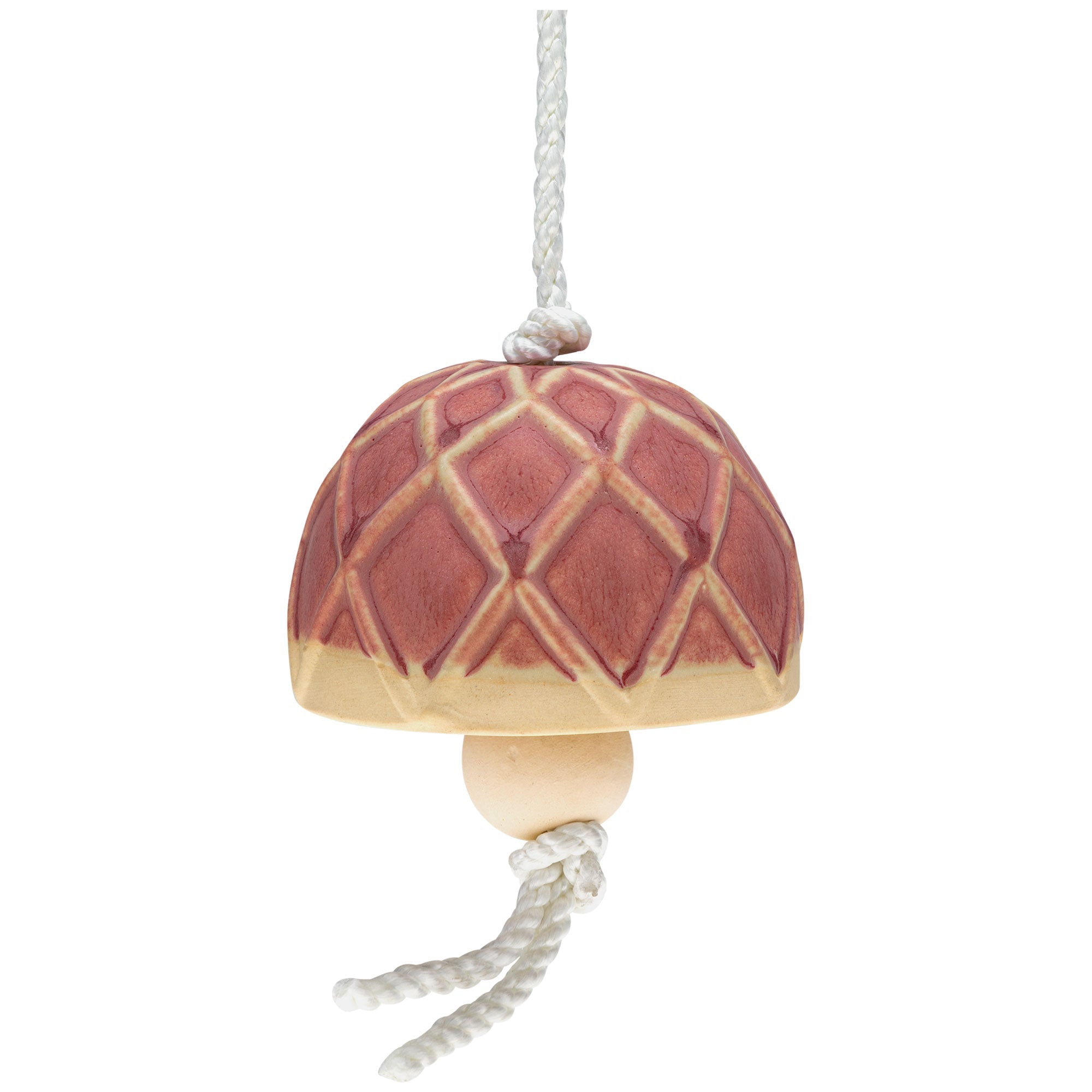 Mushroom Ceramic Bell Wind Chime Wind Chimes La Vie Bien Mushroom Ceramic Bell Wind Chime