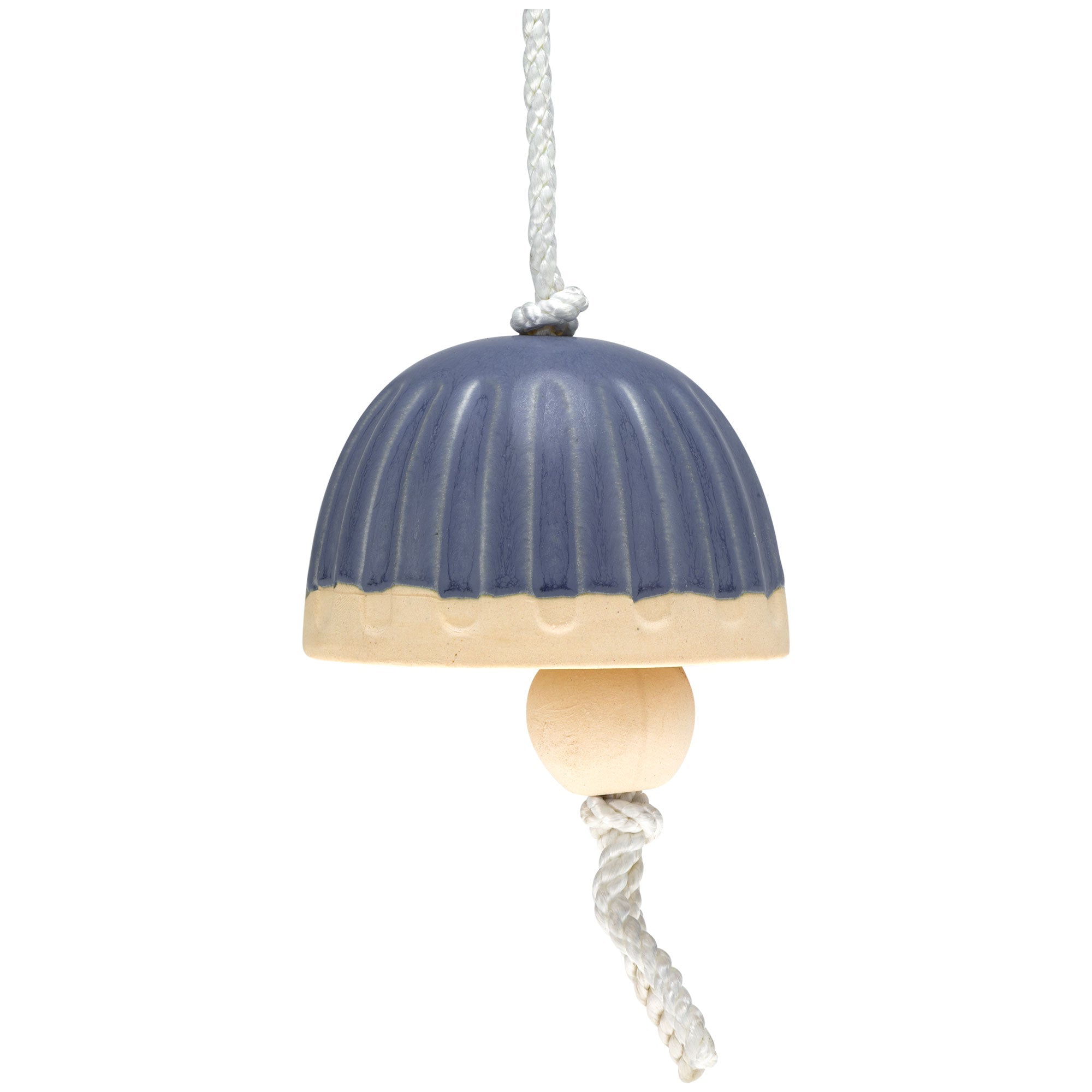 Mushroom Ceramic Bell Wind Chime Wind Chimes La Vie Bien Mushroom Ceramic Bell Wind Chime