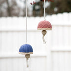 Mushroom Ceramic Bell Wind Chime Wind Chimes La Vie Bien Mushroom Ceramic Bell Wind Chime