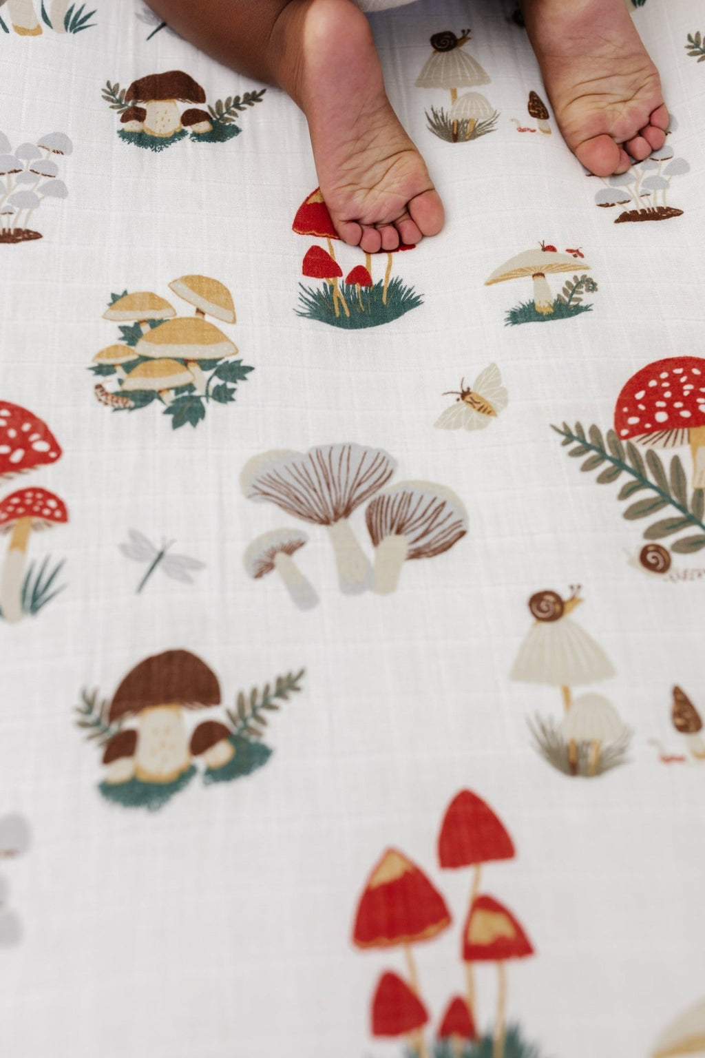Mushroom Crib Sheet Crib Sheets La Vie Bien Mushroom Crib Sheet