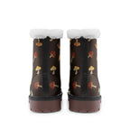 Mushroom hunter cottagecore Unisex Lace Up Chukka Boots, fur lined by Printy6