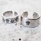 Mushroom Silver Ring Finger Rings La Vie Bien Mushroom Silver Ring