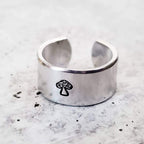Mushroom Silver Ring Finger Rings La Vie Bien Mushroom Silver Ring