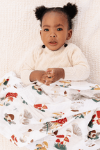 Mushroom Swaddle Swaddles La Vie Bien Mushroom Swaddle