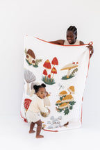 Mushroom Throw Blanket Quilts La Vie Bien Mushroom Throw Blanket