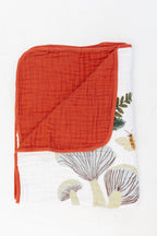 Mushroom Throw Blanket Quilts La Vie Bien Mushroom Throw Blanket