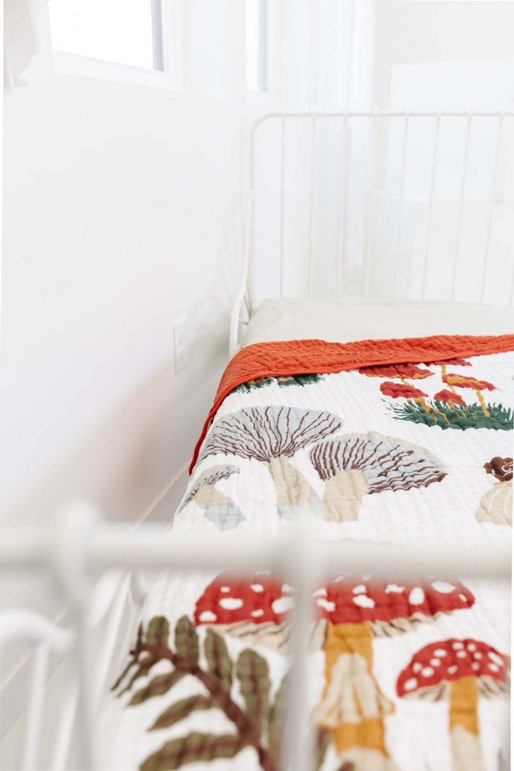 Mushroom Throw Blanket Quilts La Vie Bien Mushroom Throw Blanket