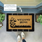 Mushroom Welcome Mat by Nickel Designs Custom Doormats