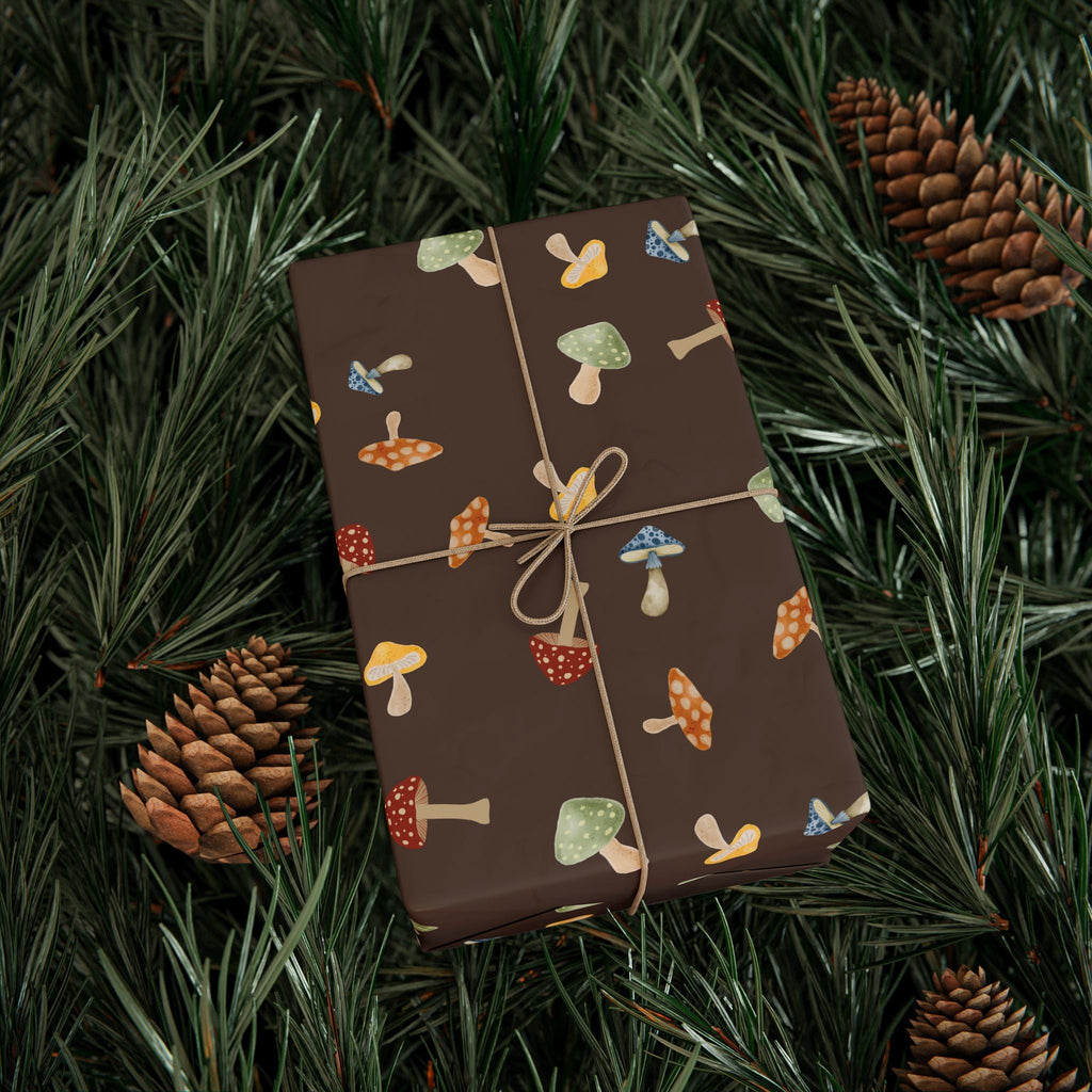 Mushrooms Wrapping Papers, Gift Wrap for Nature Lovers